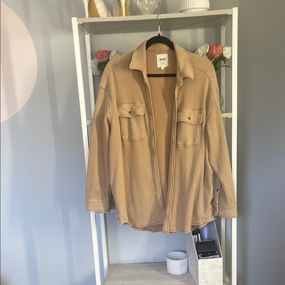 Aeri anytime fave waffle jacket